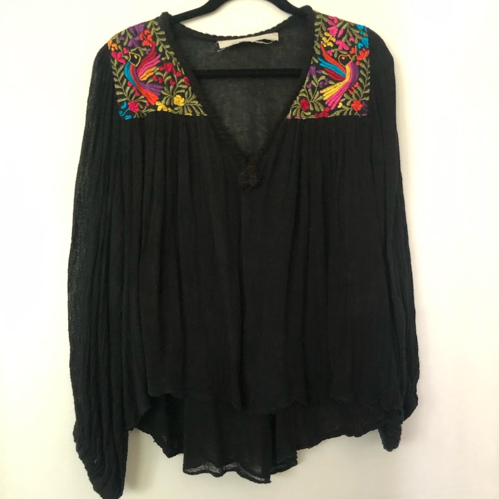 Jen’s Pirate Booty Embroidered Top